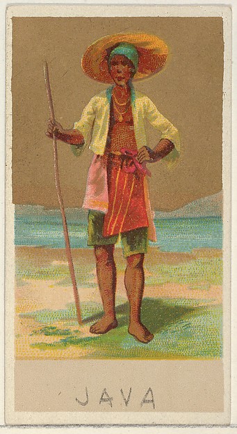 Allen & Ginter, Java, from the Natives in Costume series (N16), Teofani Issue, for Allen & Ginter Cigarettes Brands