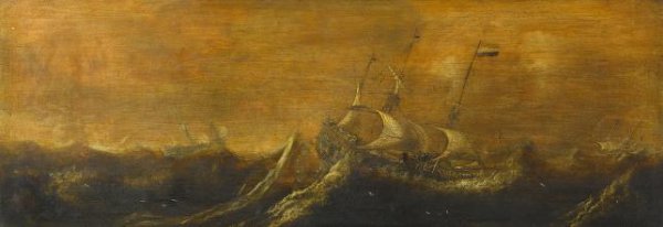 Andries van Eertvelt, Ships in a Storm