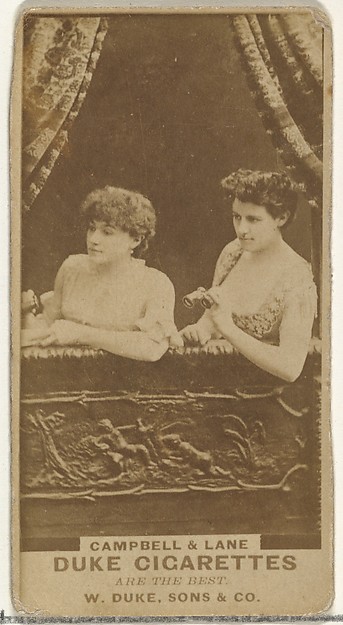 W. Duke, Sons & Co., Campbell & Lane, from the Actors and Actresses series (N145-7) issued by Duke Sons & Co. to promote Duke Cigarettes