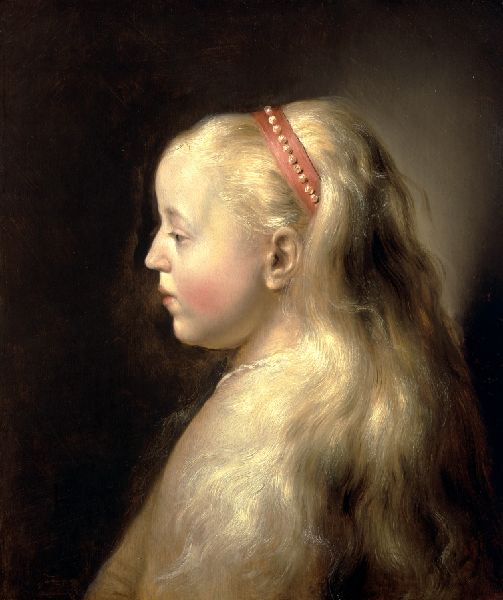 Jan Lievens, Head of a Young Girl in Profile