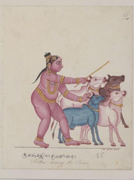 Unknown, Krishna as the divine cowherd.