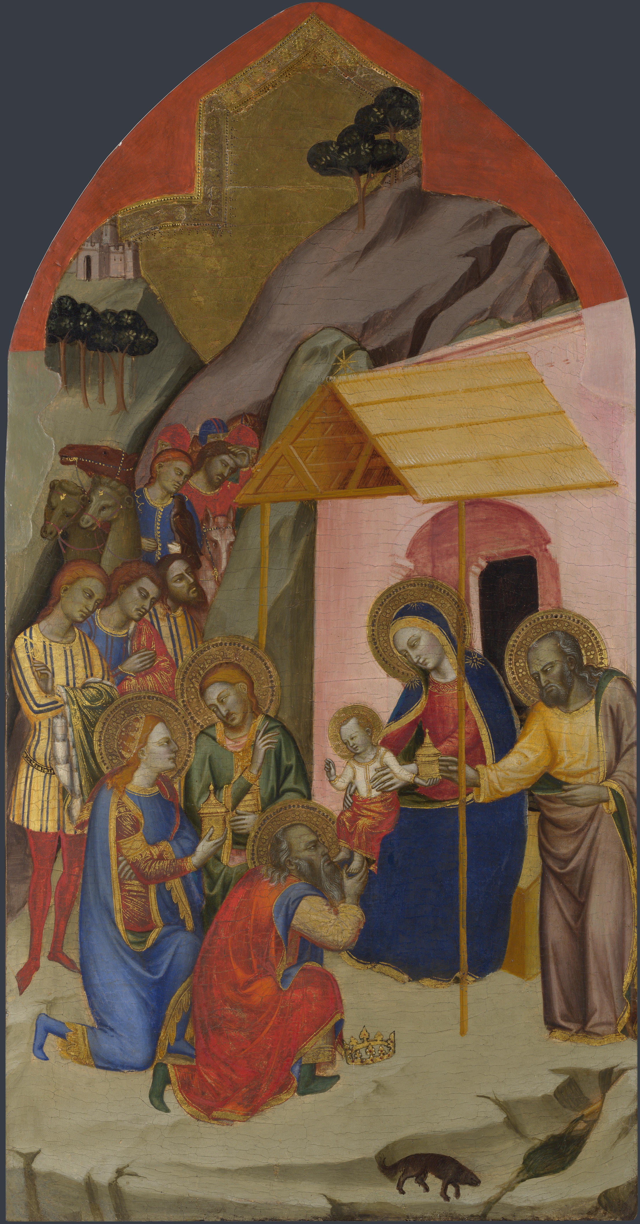 Jacopo di Cione, The Adoration of the Kings