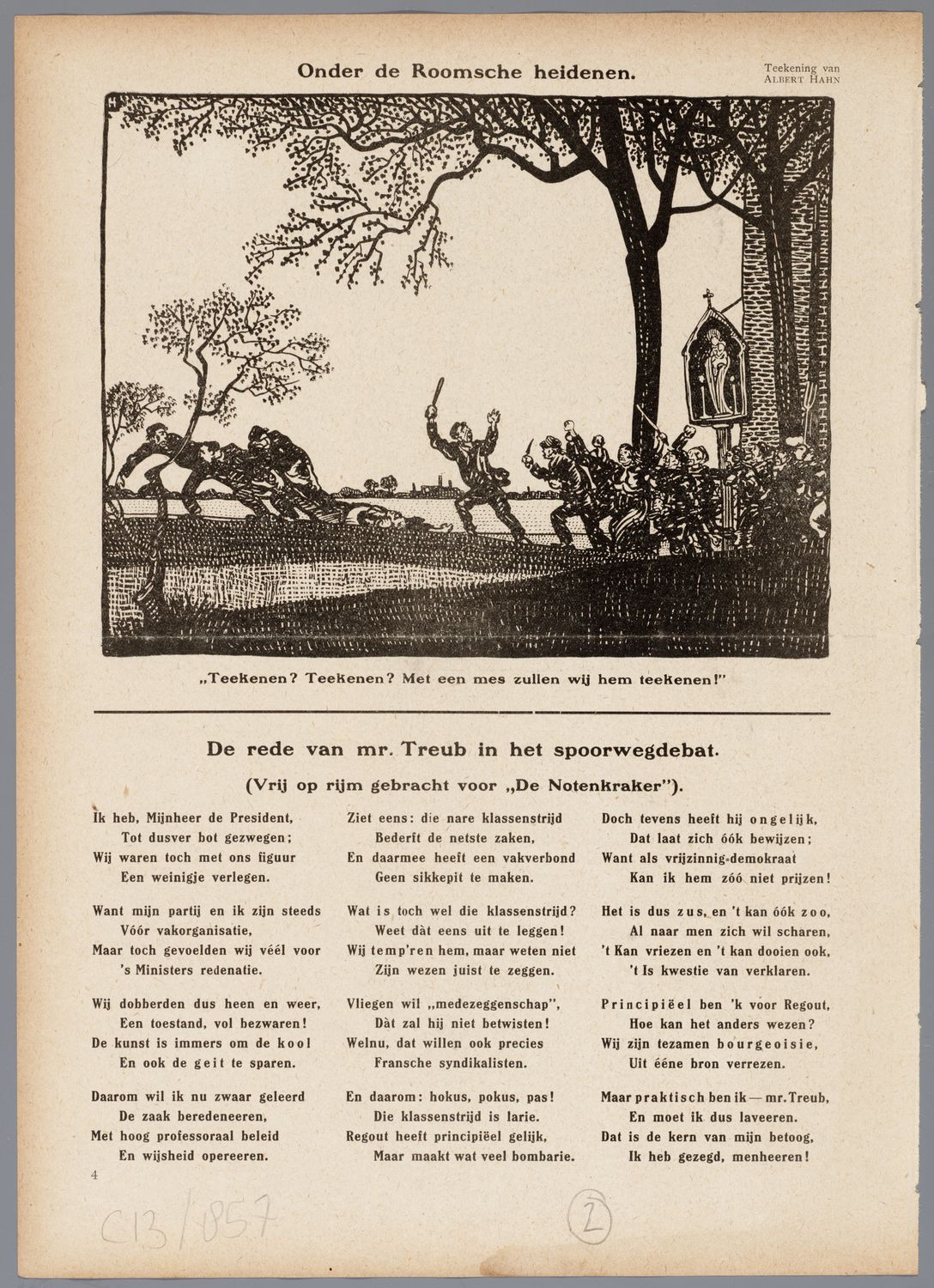 Hahn, Albert,draughtsman., Onder de Roomsche heidenen