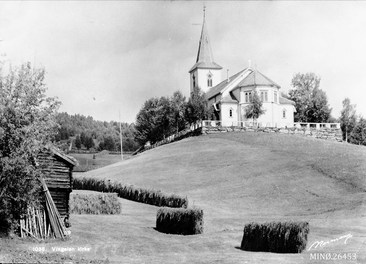 Carl Gustav Normann, Parti ved Vingelen kirke. Høyhesjer.