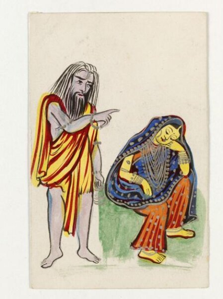 Unknown, Dushanta and Shakuntala