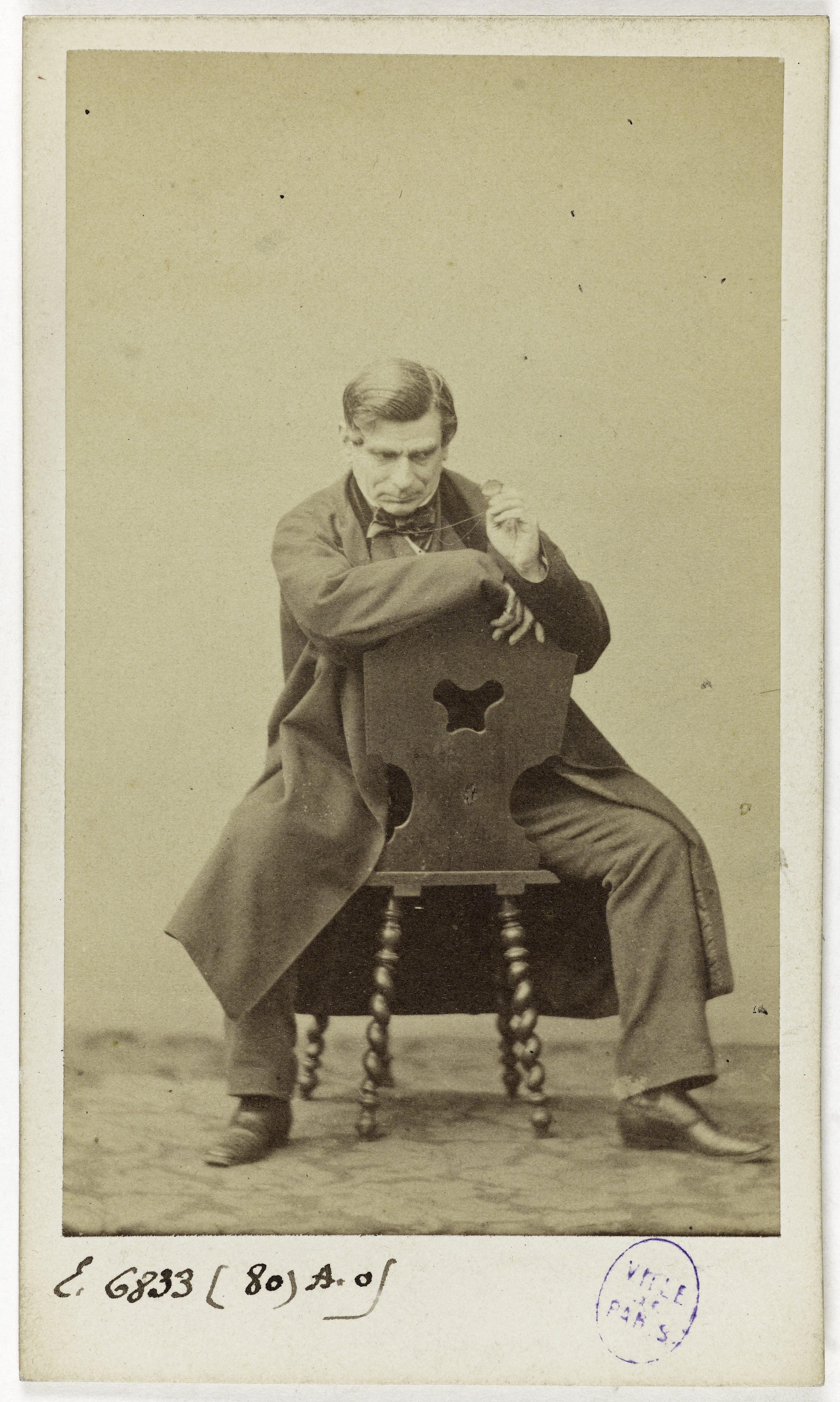 Pierre Petit & Trinquart, Portrait de Louis Barizain (1811-1883), dit Monrose, acteur, professeur au Conservatoire et écrivain.