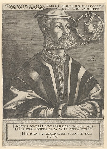 Heinrich Aldegrever, Bernt Knipperdolling