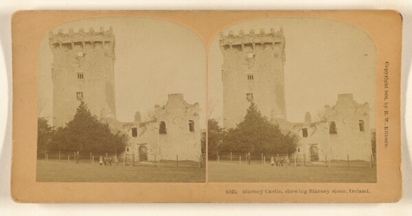 Benjamin West Kilburn, Blarney Castle, showing the Blarney Stone, Ireland.