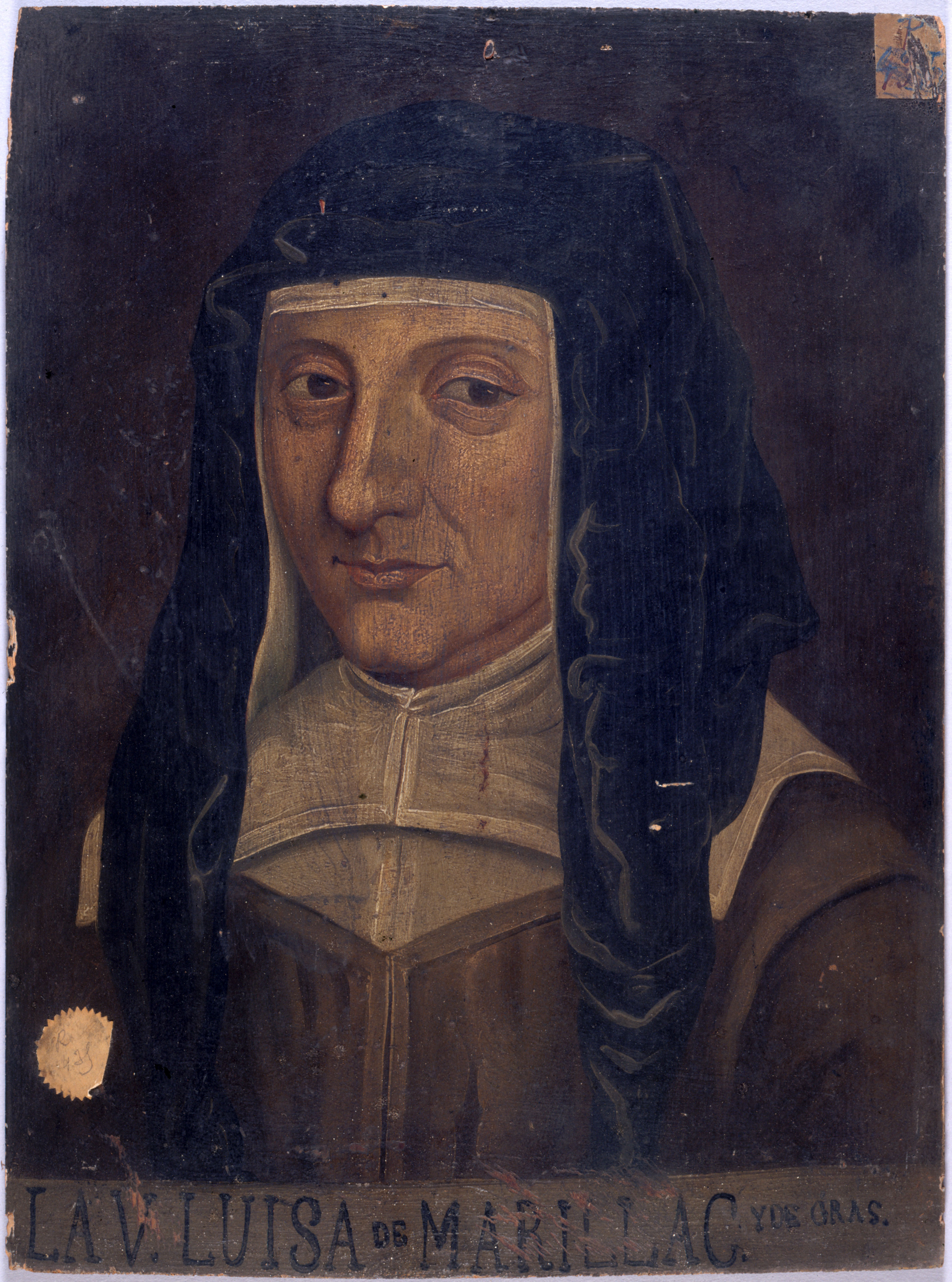 Anonyme, Portrait de Louise Legras, née de Marillac (1591-1622).