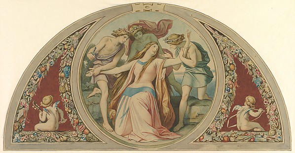 Moritz von Schwind, Three Boys Save the Despairing Pamina from Suicide