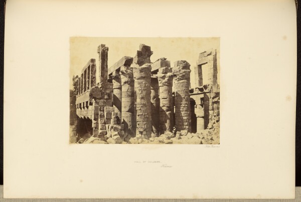 Francis Frith, Hall of Columns, Karnac
