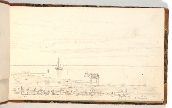 Martinus Rørbye, Landskab ved Præstø