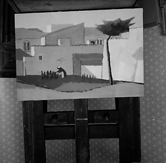 Knut Borg, Tavla. Gösta Thålin