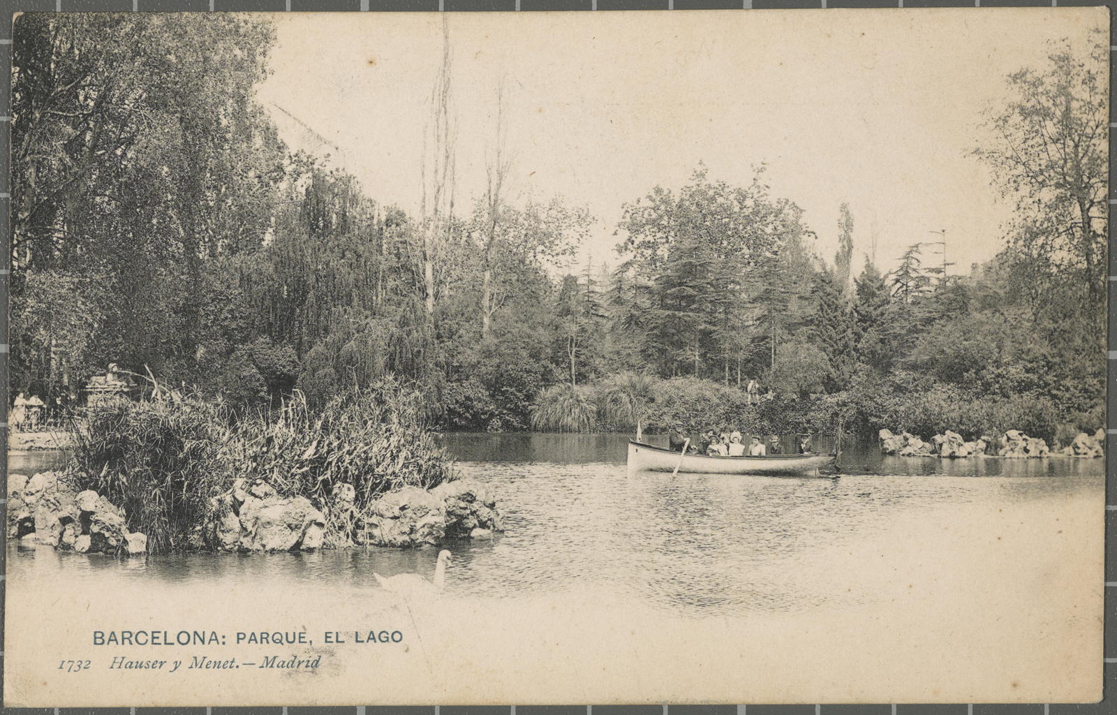 Desconegut, Barcelona: Parque, el lago