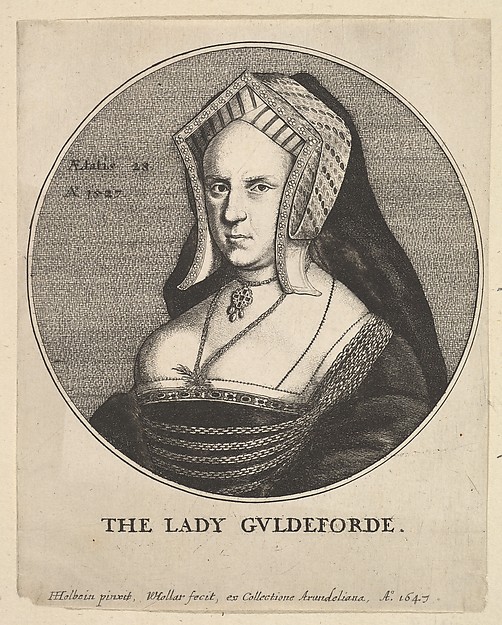 Wenceslaus Hollar, The Lady Guldeforde (Mary Wotton, Lady Guildford)