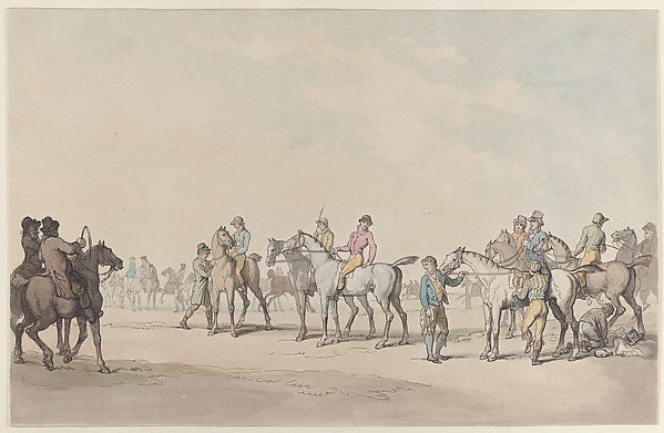 Thomas Rowlandson, Preparing for the Race