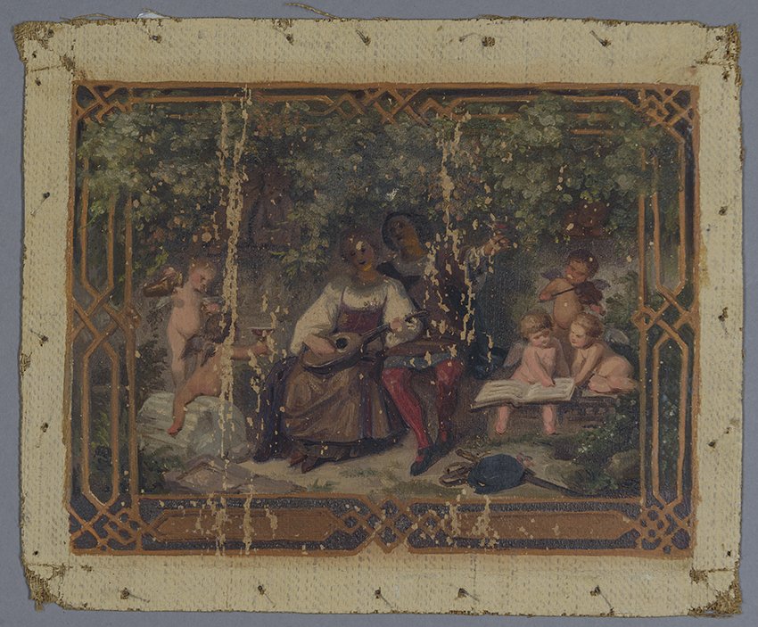 Gustav Metz, Studie zu Wein, Weib und Gesang, 1849