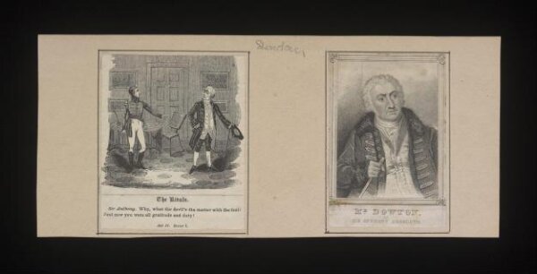Unknown, Mr Dowton as Sir Anthony Absolute