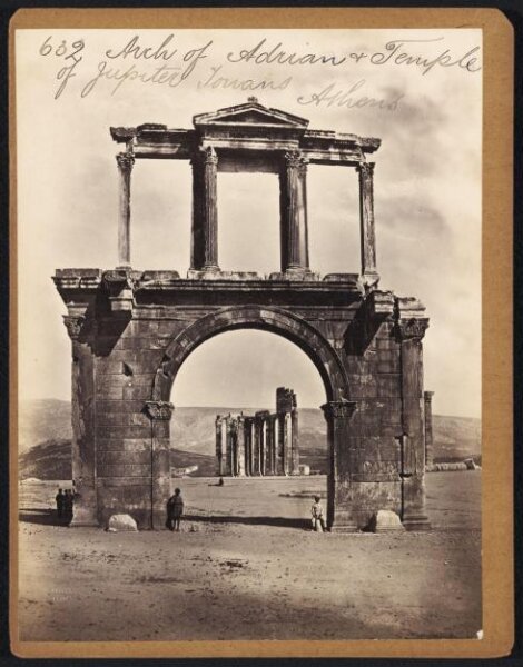 Francis Frith, Arch of Adrian & Temple of Jupiter Ionians Athens