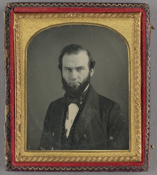 Unknown, [Portrait of a Man with Thick Chin Beard]