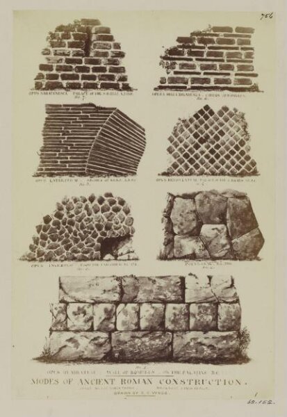 Parker, John Henry, Construction - Modes of ancient Roman construction of Walls.