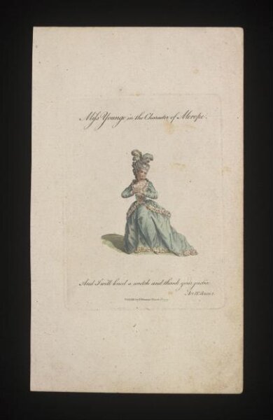 Unknown, Miss Younge in the Character of Merope