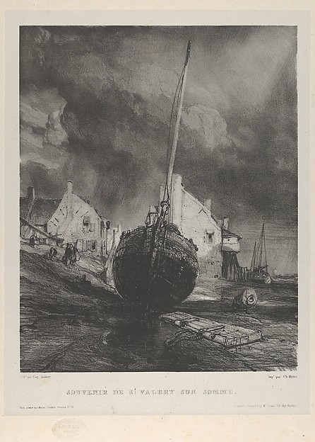 Eugène Isabey, Memory of Saint-Valéry-sur-Somme