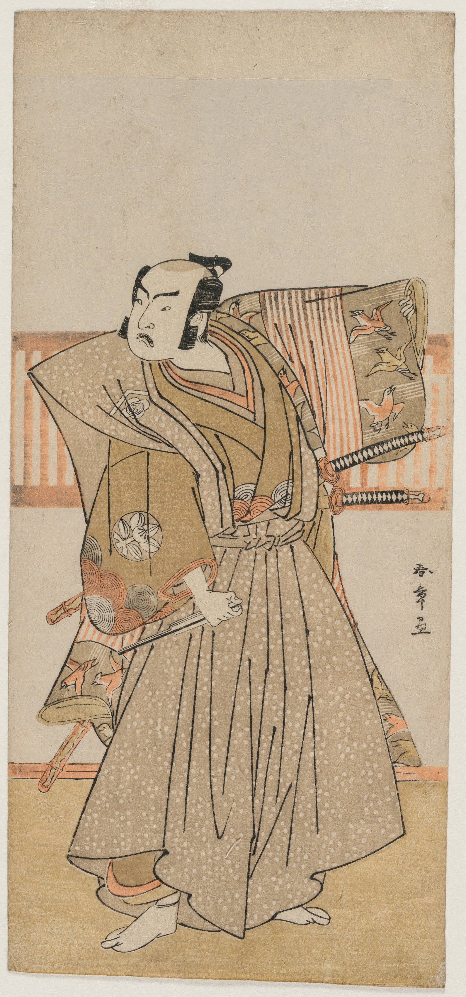 Katsukawa Shunshō, Ichimura Uzaemon IX as Soga no Juro