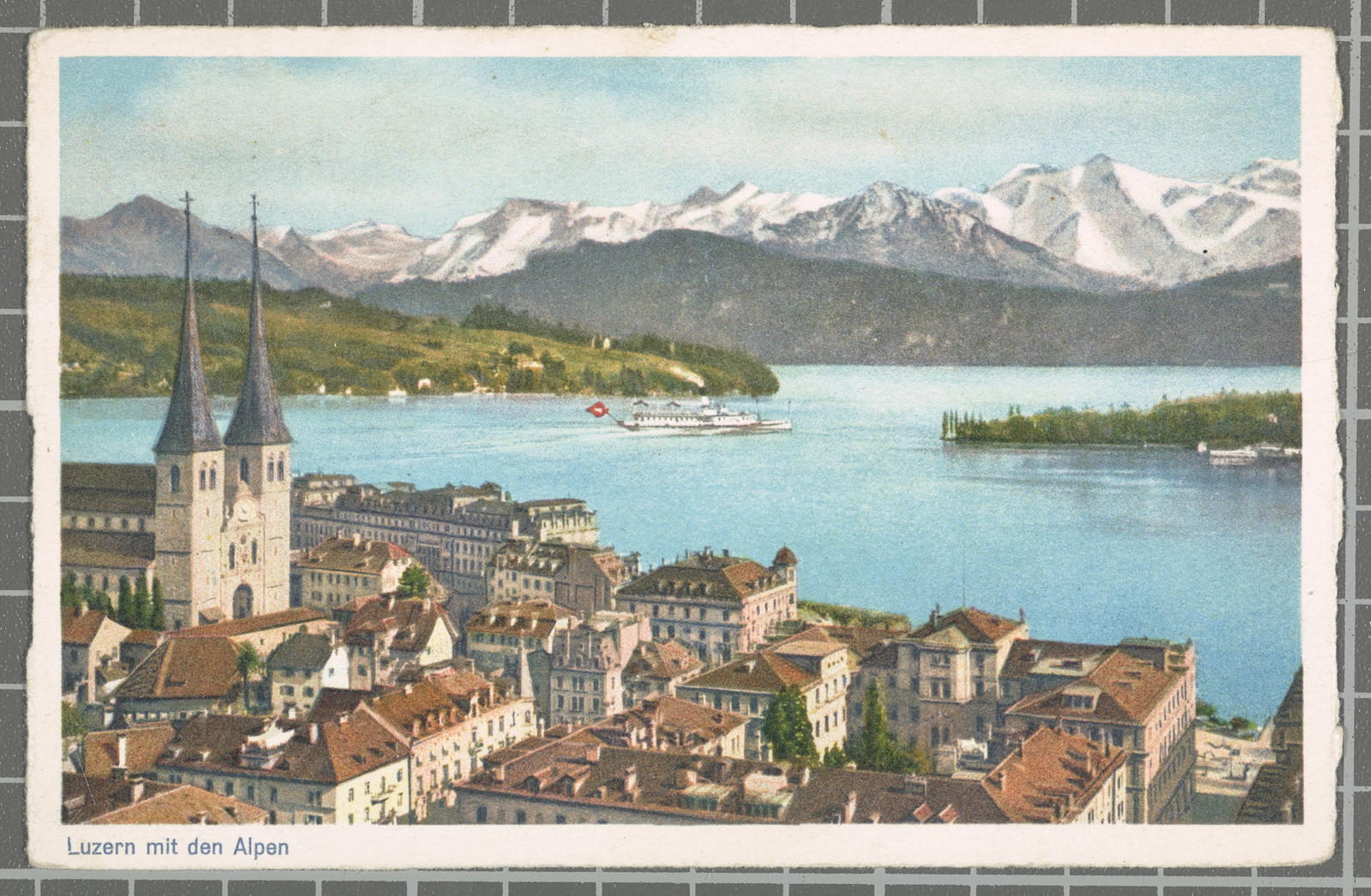 Desconegut, Luzern mit den Alpen