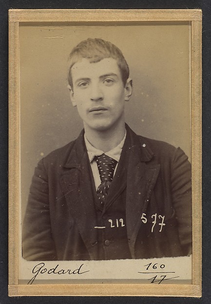 Alphonse Bertillon, Godard. Armand, Alexandre. 18 ans, né le 11/3/75 à Paris XVIIe. Électricien. Cris séditieux. 6/1/94.