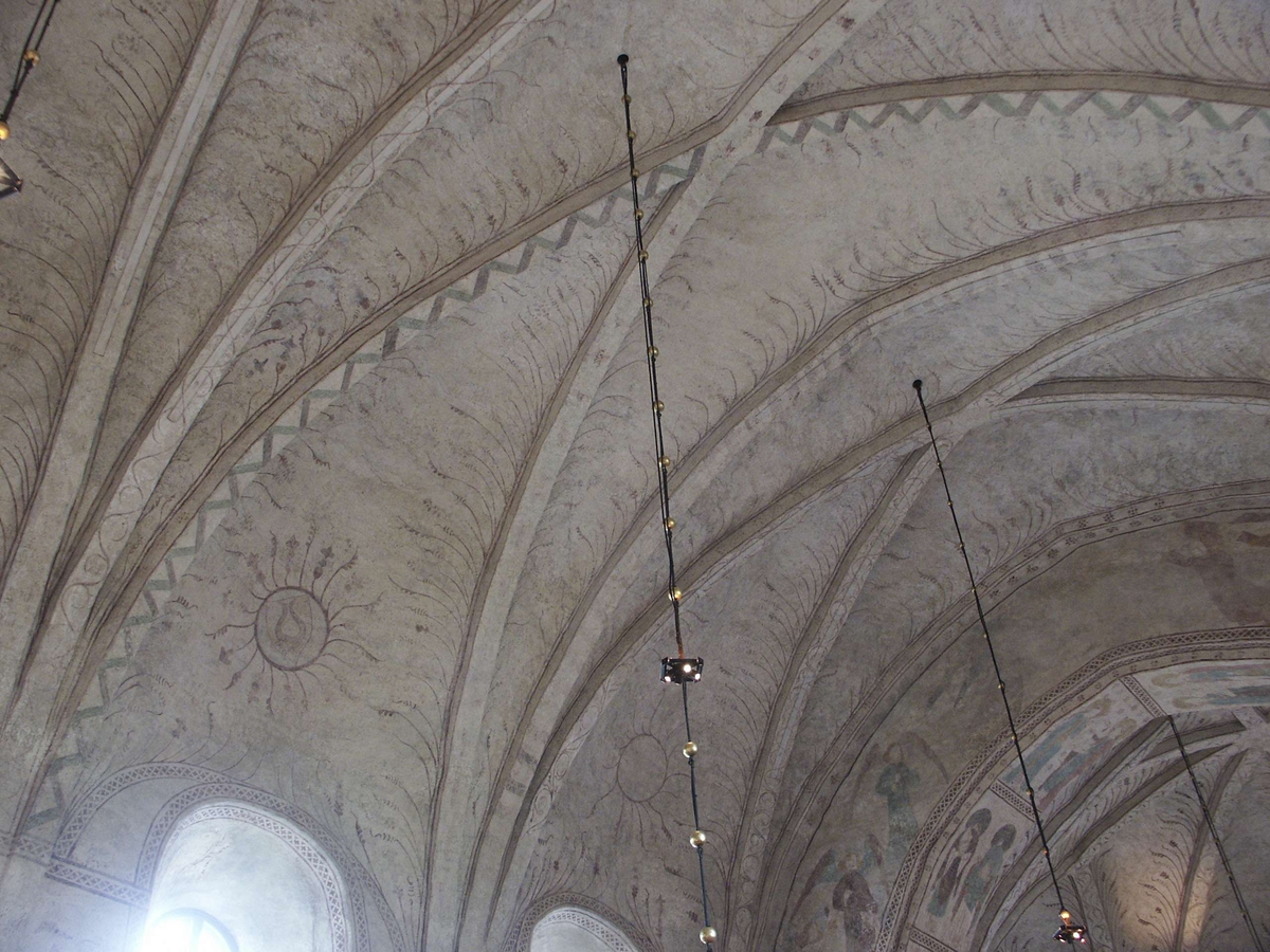 Johan Dellbeck, Kalkmålning i Gamla Uppsala kyrka, Uppland 2006