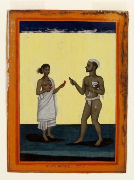 Unknown, A shoemaker and his wife