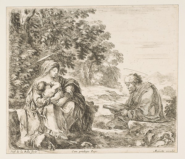 Stefano della Bella, Rest on the Flight into Egypt