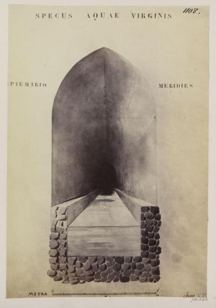 Parker, John Henry, Aqueducts - Specus of the Aqua Virgo in Regio VII.