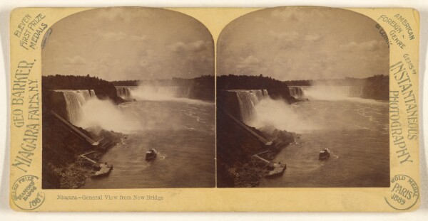 George Barker, Niagara - General View from New Bridge