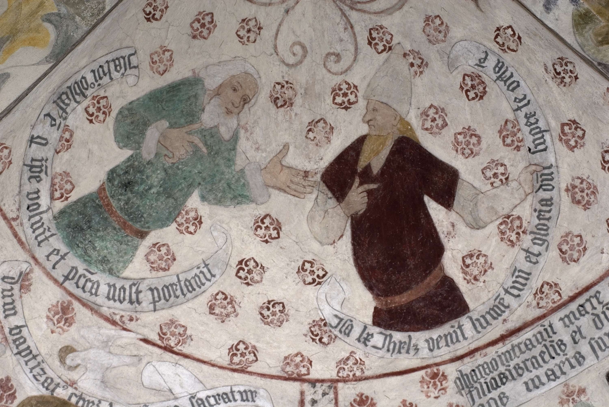 Bengt Backlund, Kalkmålning i Vänge kyrka, Uppland 2009