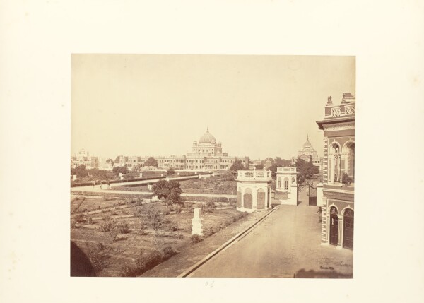 Samuel Bourne, Lucknow; The Kaiser Bagh