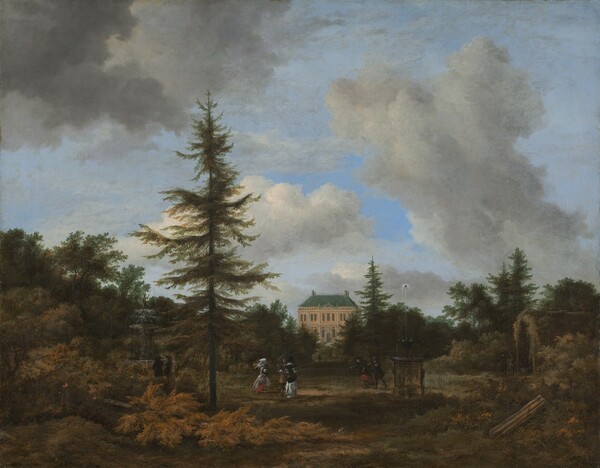 Jacob van Ruisdael, Country House in a Park