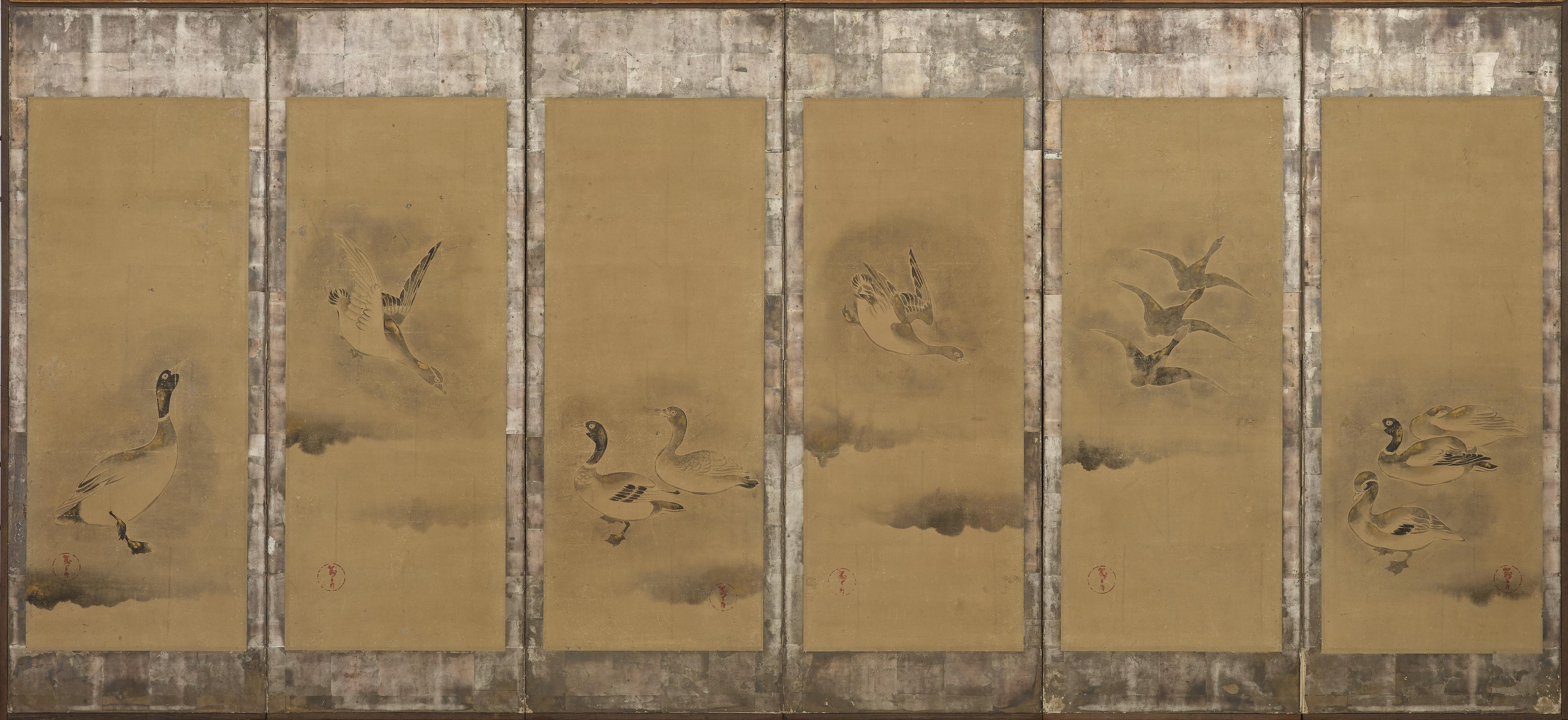 Tawaraya Sotatsu, Wild geese