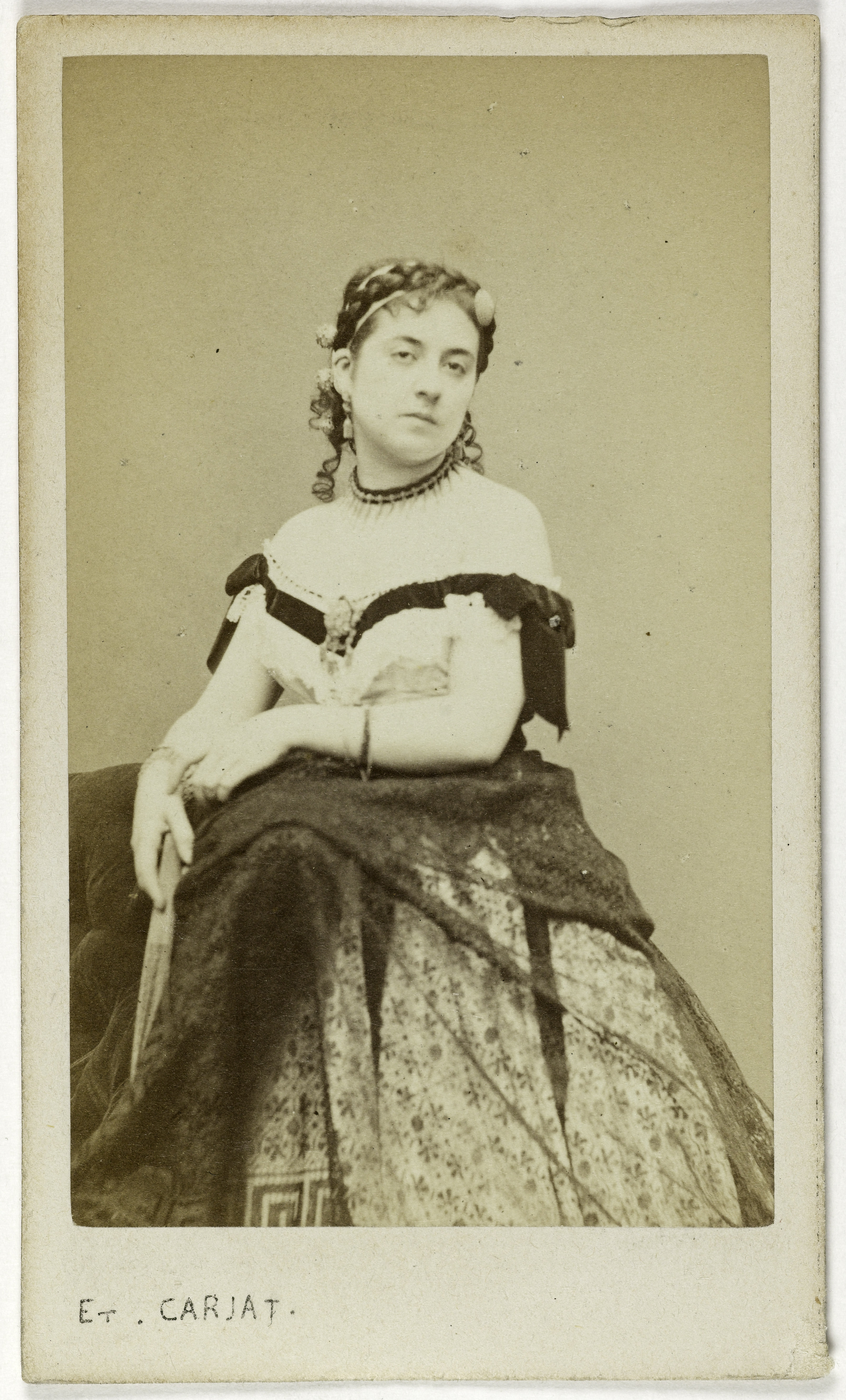 Carjat & Cie, Portrait de Leblanc Léonide, (1842-1894), (actrice)