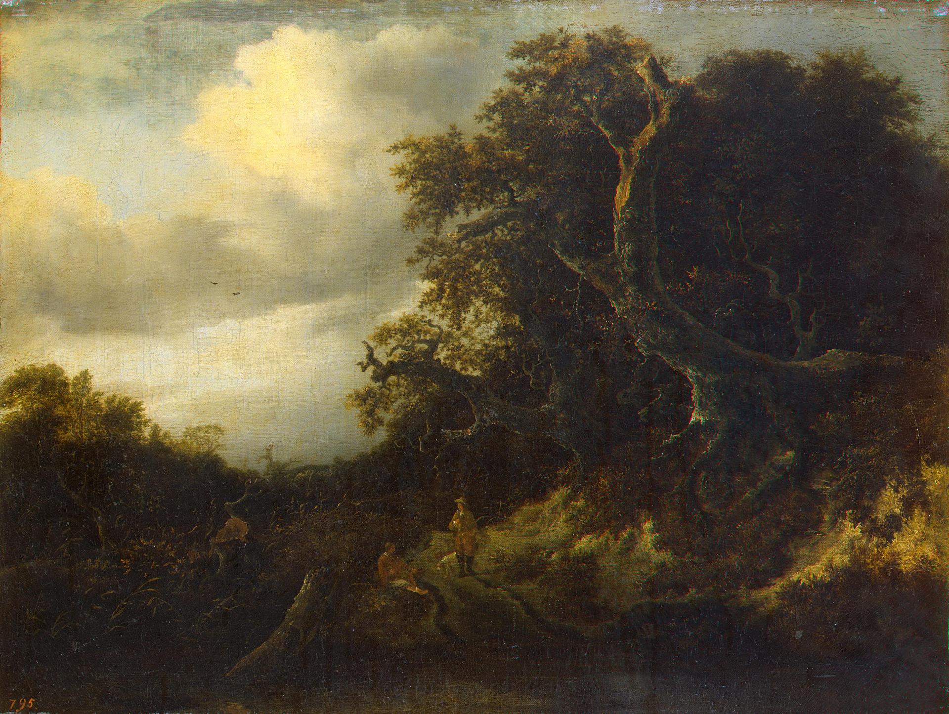 Jacob van Ruisdael, Road at the Edge of the Forest