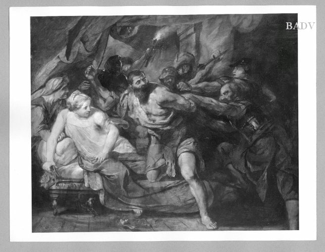 Anselm Feuerbach, Samson and Delila (Copy after Rubens)
