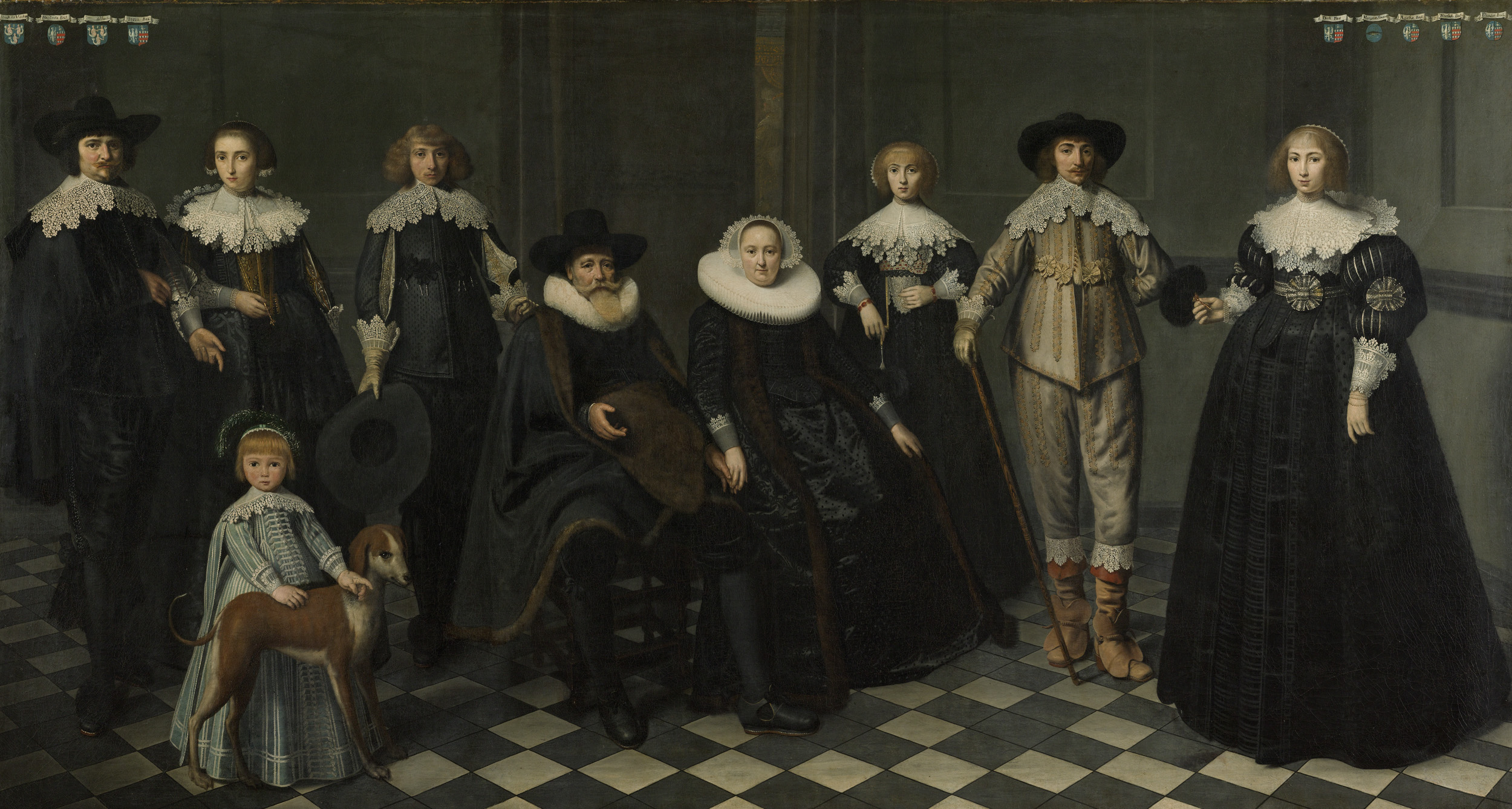 Dirck van Santvoort, The family of Dirck Bas Jacobsz, burgomaster of Amsterdam