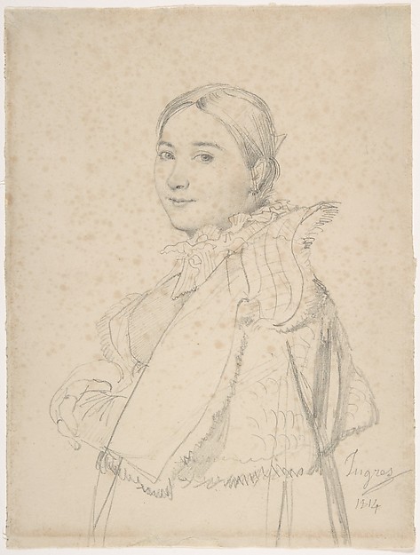 Jean Auguste Dominique Ingres, Madame Jean-Auguste-Dominique Ingres, née Madeleine Chapelle