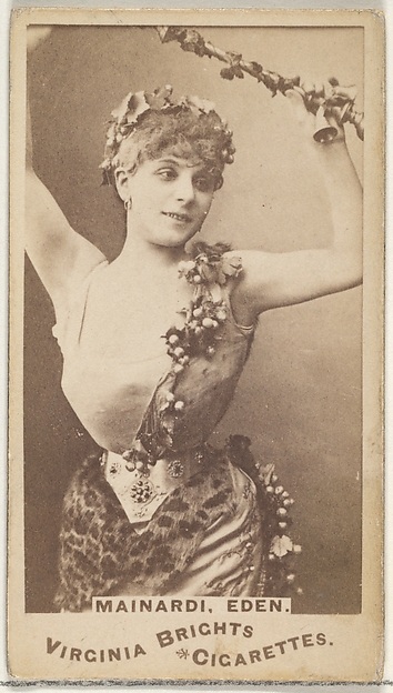 Allen & Ginter, Mainardi, Eden, from the Actors and Actresses series (N45, Type 1) for Virginia Brights Cigarettes