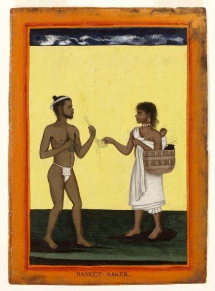 Unknown, A basket-maker and his wife