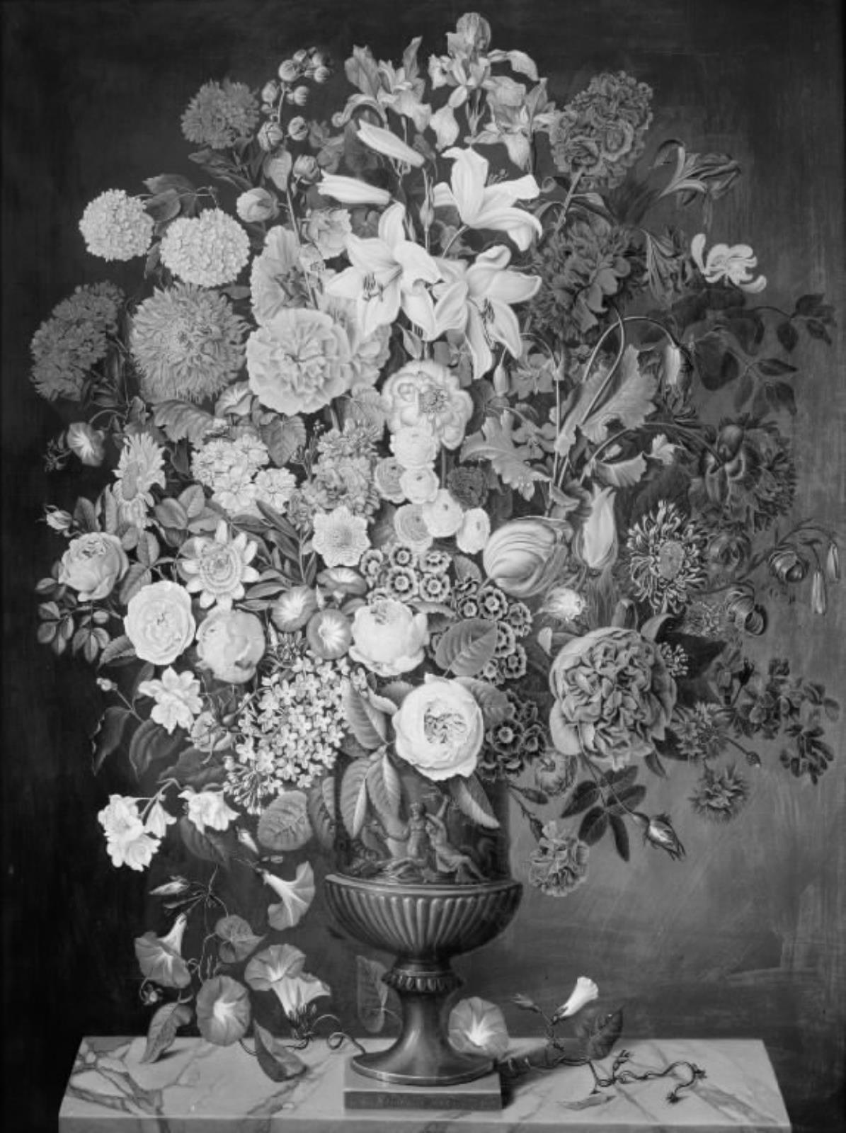 Carl Christian Seydewitz, Blomster i en vase