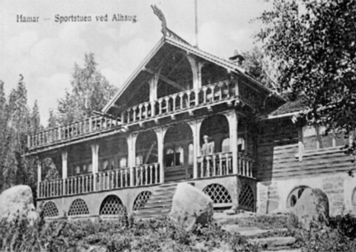 Anno Domkirkeodden, EKSTERIØR, SPORTSSTUEN, SKISTUA PÅ ALU, ALHAUG, VERANDA