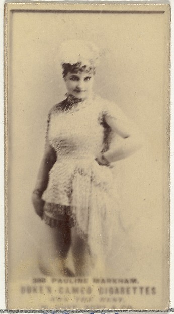 W. Duke, Sons & Co., Card Number 388, Pauline Markham, from the Actors and Actresses series (N145-5) issued by Duke Sons & Co. to promote Cameo Cigarettes