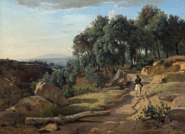 Jean-Baptiste-Camille Corot, A View near Volterra